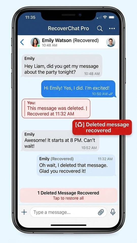 WhatsApp Chat Recovery Feature Screenshot